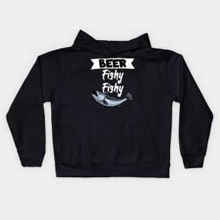 Beer fishy fishy Kids Hoodie